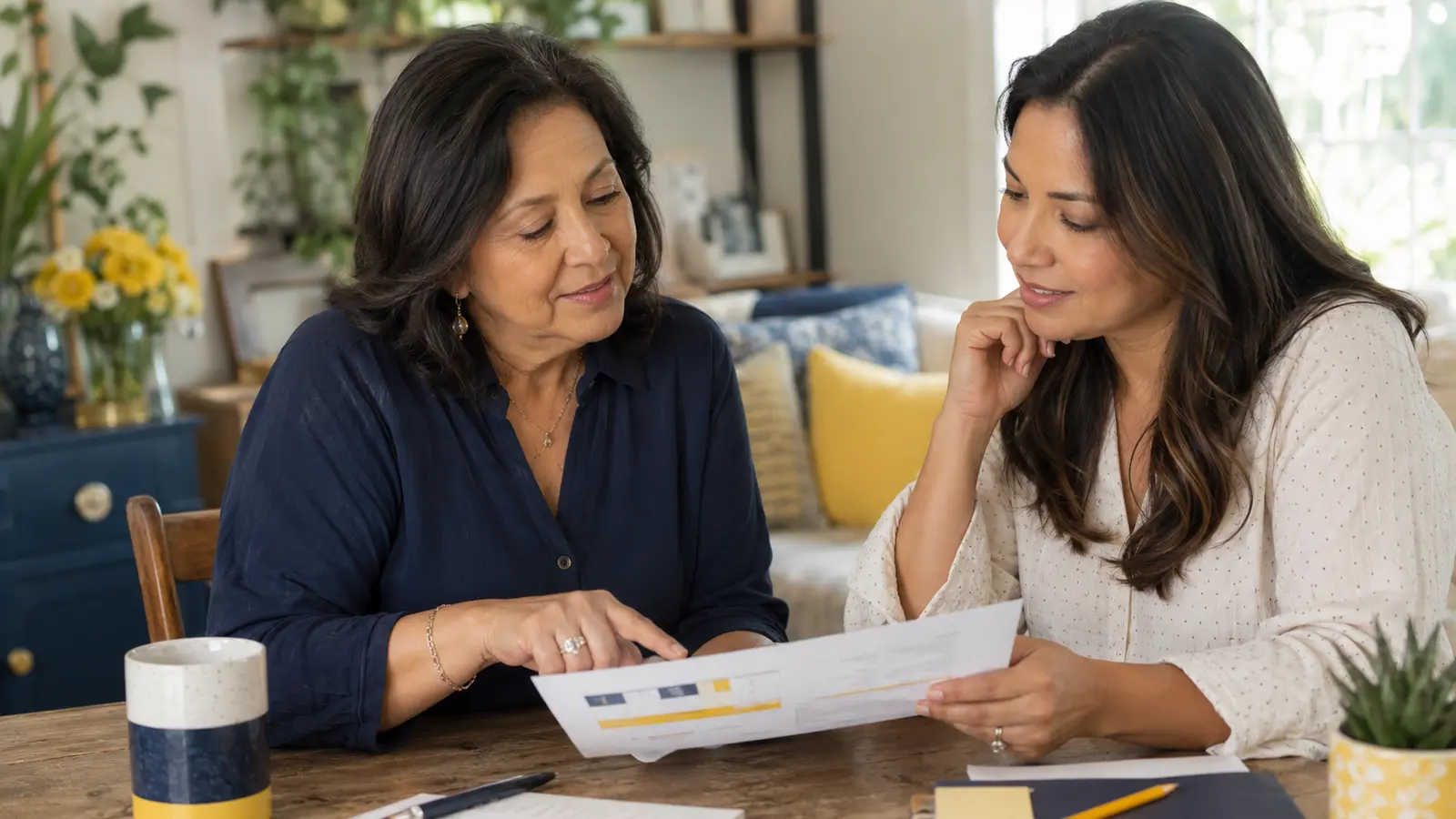 Adult over 50 discussing a simple paid pilot offer with a first customer.